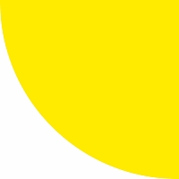 Podlahová značka před dveře – žlutá, 120 × 120 cm